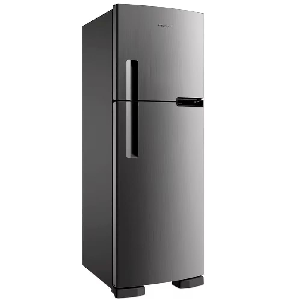 Geladeira Brastemp BRM44HK Frost Free Duplex com Compartimento Extrafrio e Fresh Zone Inox - 375L