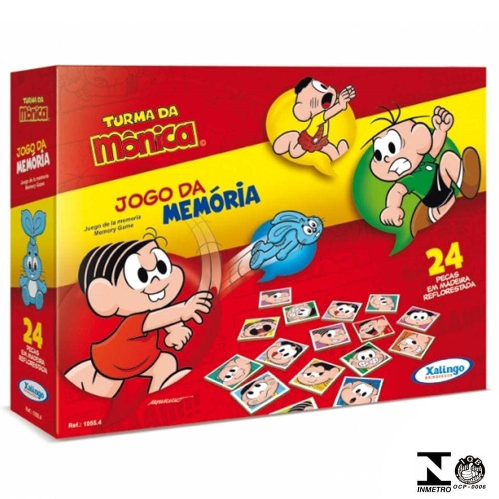 Jogo da Memoria da Turma da Monica - Xalingo