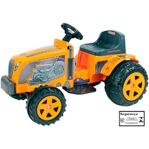 Mini Trator Eletrico 6V Country Amarelo 319 Biemme