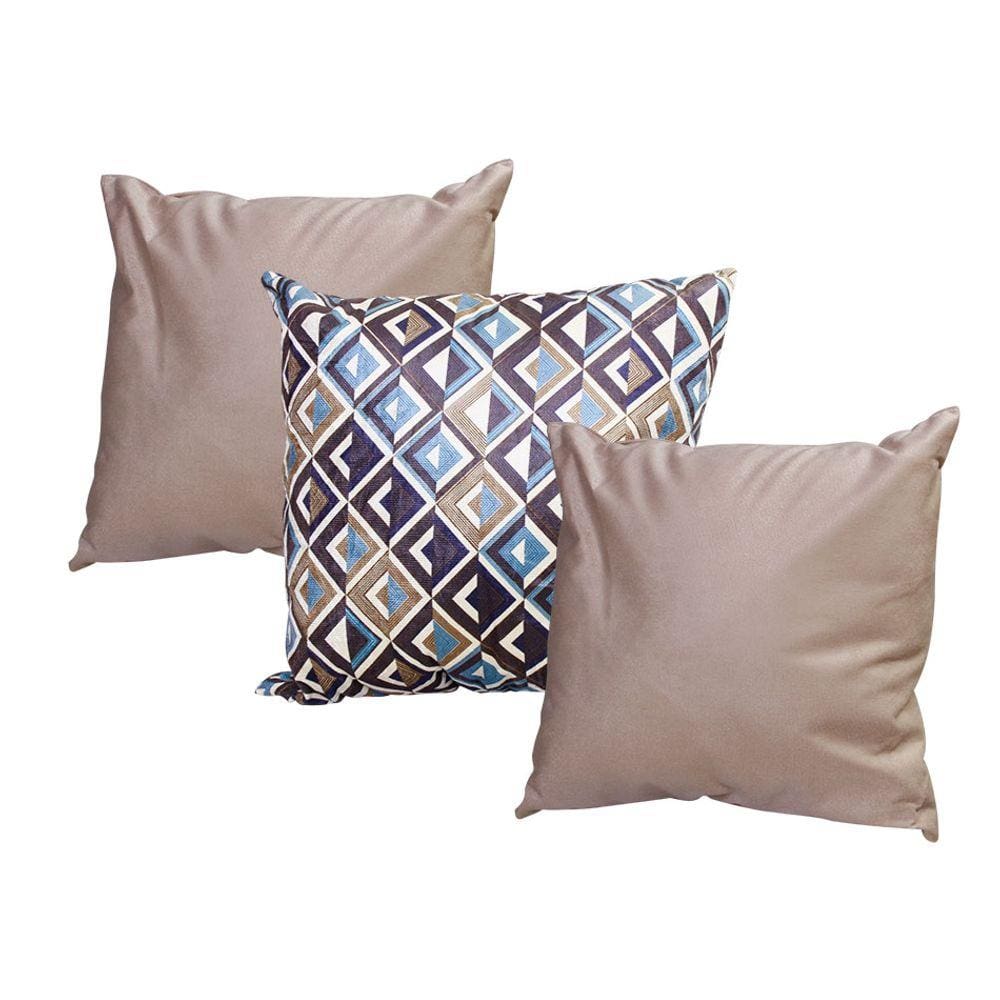 Almofadas Decorativas 3 Unidades 45cm Estampado