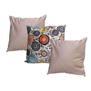 Almofadas 3 Unidades Estampado Decorativas 45cm