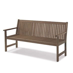 Banco 3 Lugares com Encosto 153cm Primavera Casa e Jardim Móveis Stain