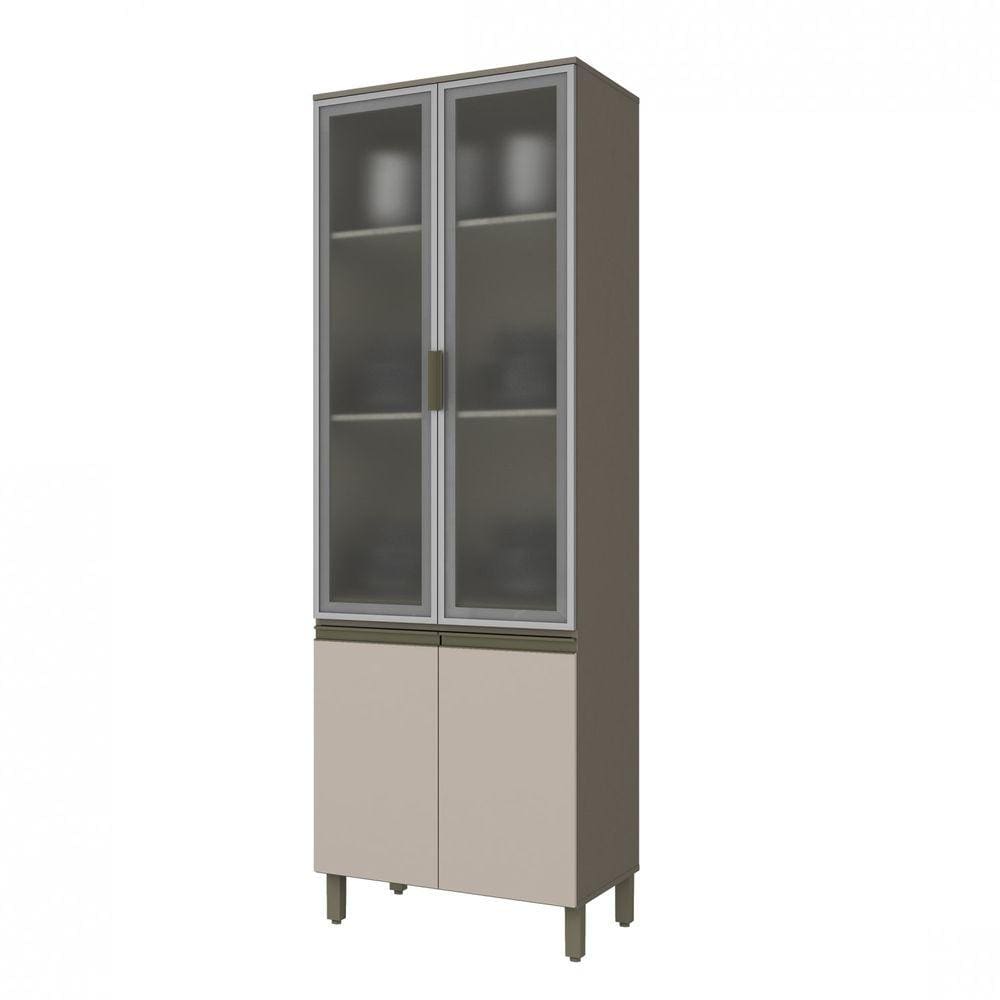 Cristaleira para Cozinha 4 Portas 71,5cm Connect Henn