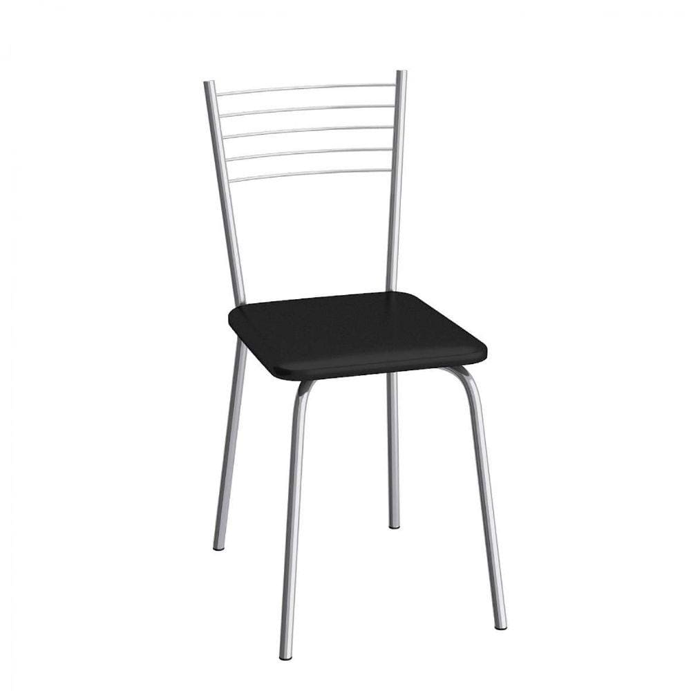 Cadeira de Aço Flex 82cm Compoarte Cromado