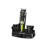 Aparador de Pelos Mondial Super Groom 6 em 1 BG-04 Sem Fio Preto/Verde - Bivolt