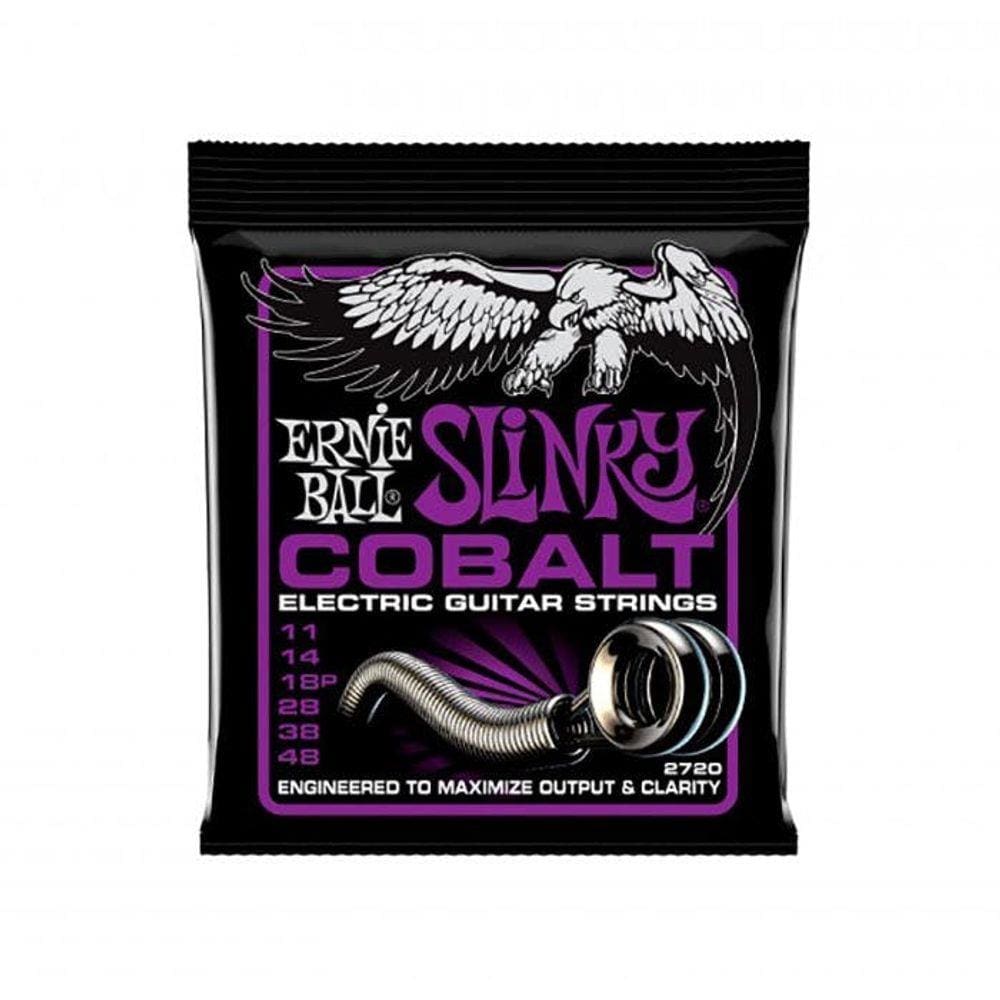 Encordoamento Guitarra Ernie Ball Cobalt 2720 Slinky 011 048