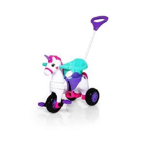 Triciclo Infantil Empurrar Passeio Calesita Velocita Fantasy