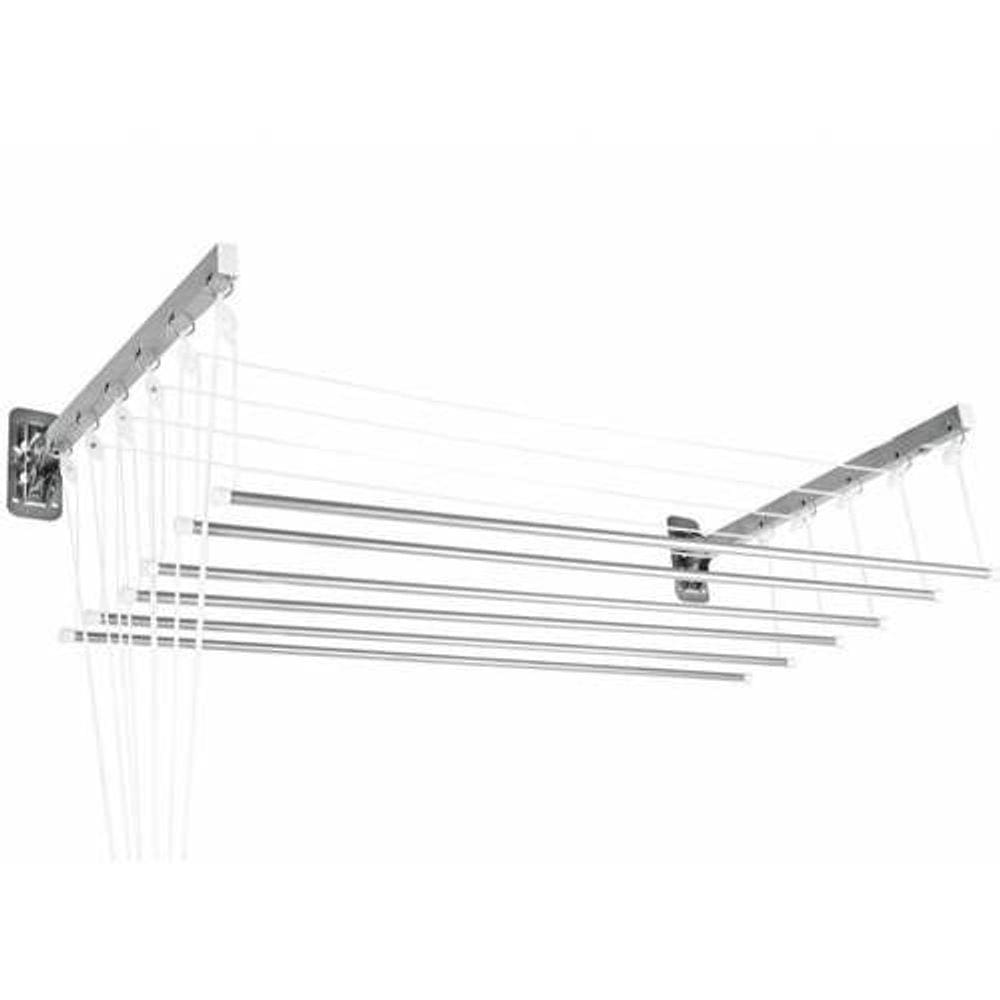 Varal Prático Parede / Teto 1,20 M Alumínio - Secalux