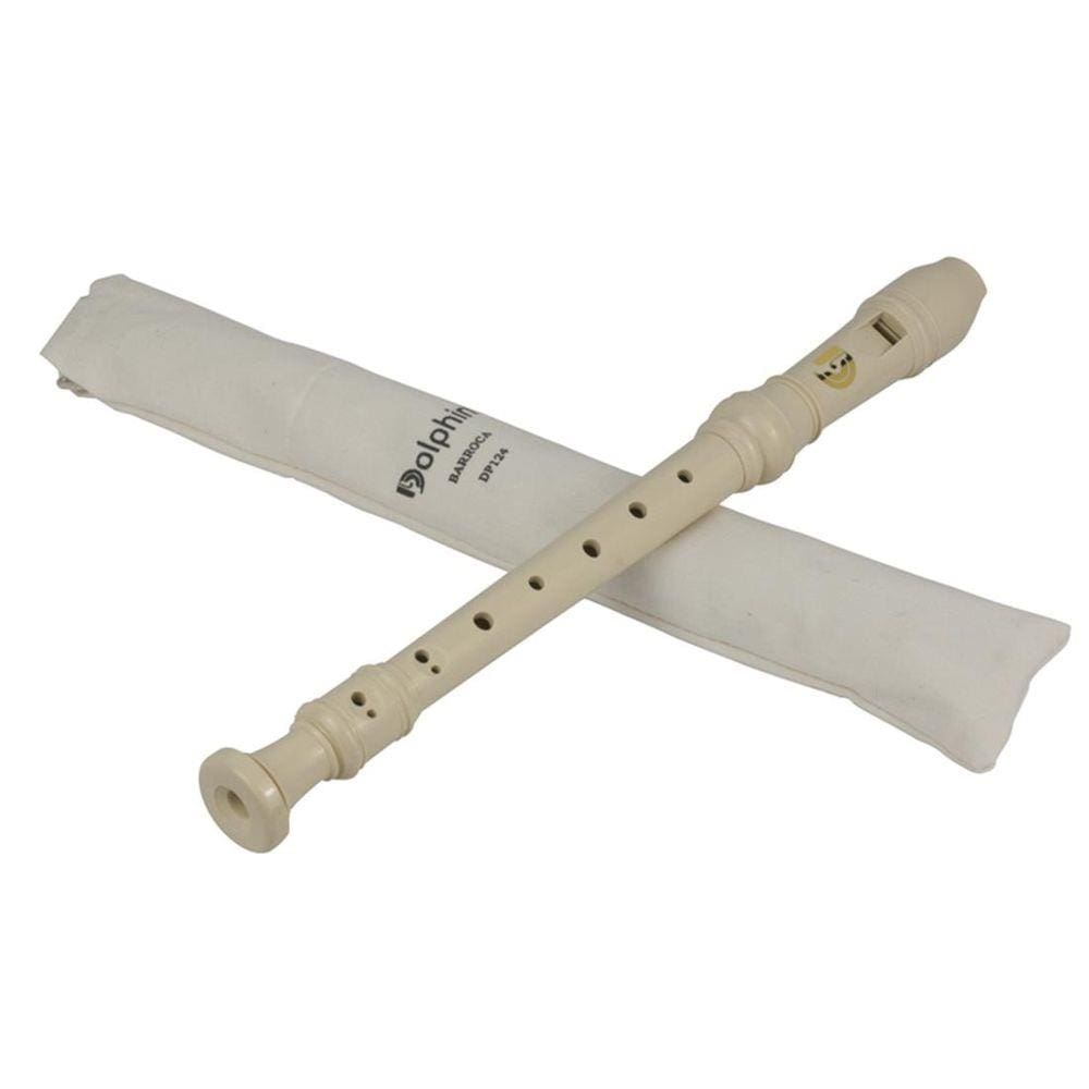Flauta Dolphin 7745 Doce Barroca Soprano do Abs