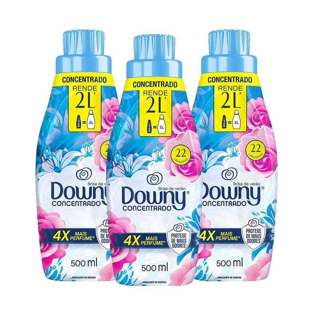 Amaciante downy concentrado brisa de verao 500ml | Ponto