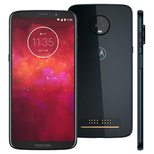 imagem-Smartphone Motorola Moto Z3 Play Índigo 64GB, Tela Max Vision de 6", Dual Chip, Câmera Traseira Dupla, Android 8.1, Processador Octa-Core e 4GB de RAM