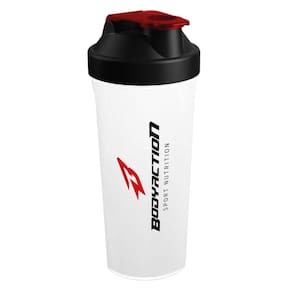 Coqueteleira Shaker transparente 600ml Bodyaction