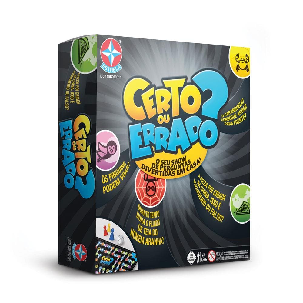 Jogo Certo ou Errado Estrela
