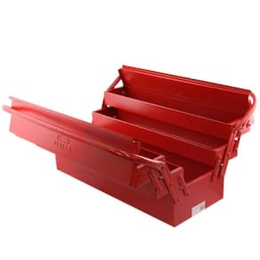 Caixa Para Ferramentas Sanfonada C/ 5 Gavetas 50 Cm Vermelha Fercar