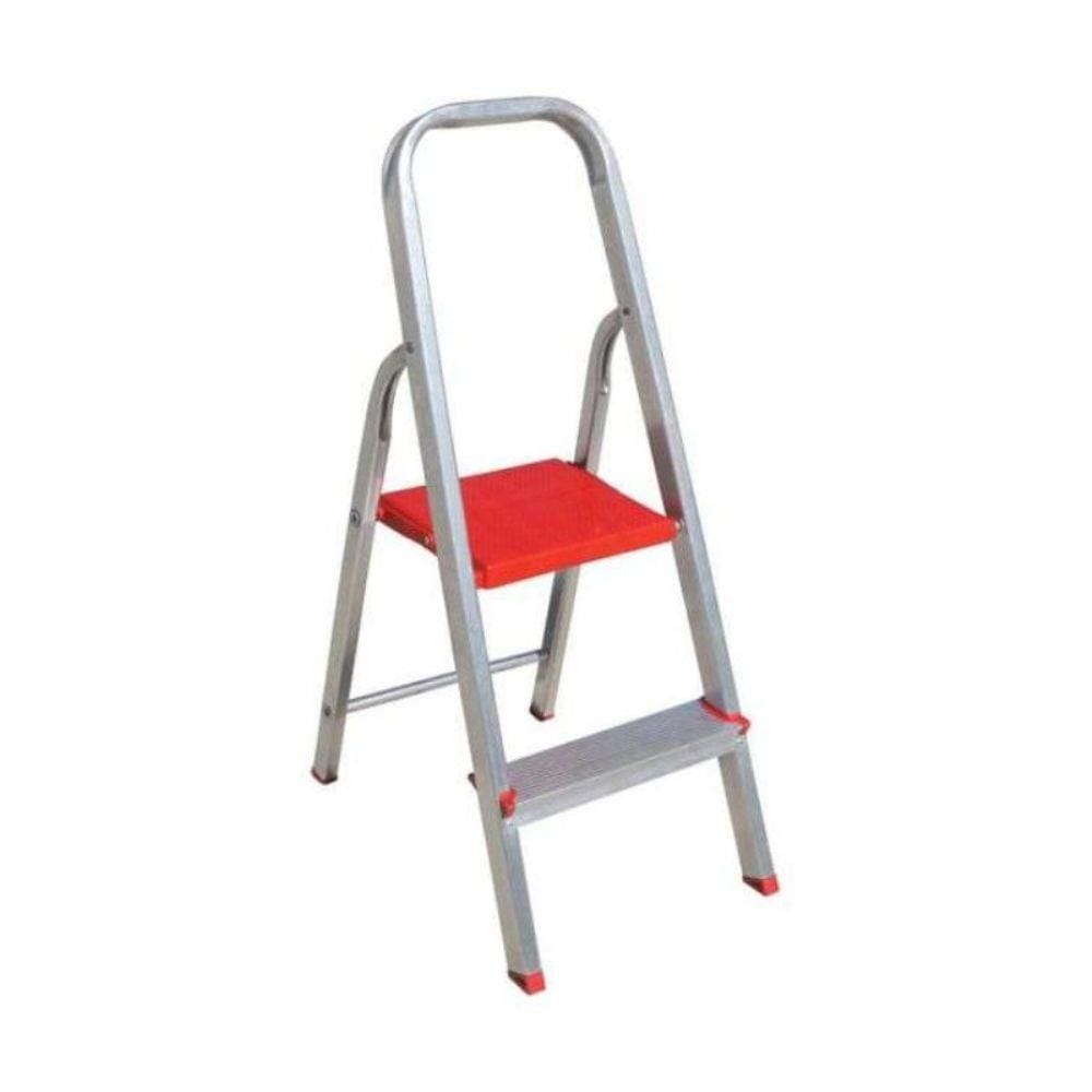 Escada De Alumínio Doméstica Dobrável 2 Degraus Botafogo