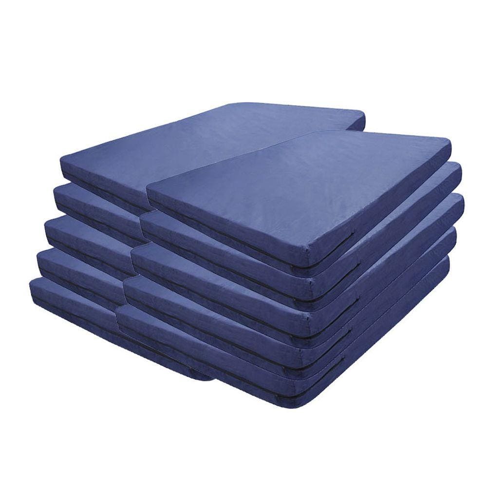 Kit 10 Capas Colchão Solteiro 88x17 Impermeável Hospitalar Courvin