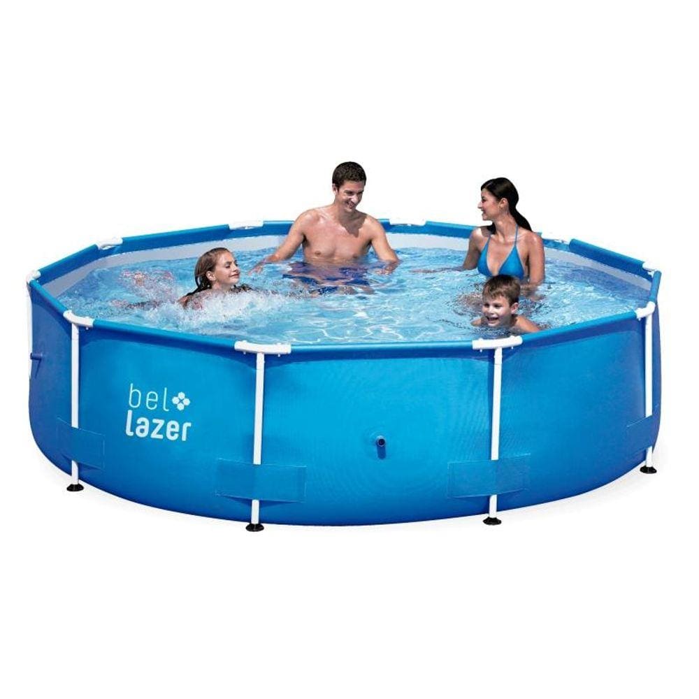 Piscina Com Armação 5.000 Litros 305 X 76 Cm 510000 Belfix