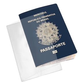 Capa para Passaporte transparente 4 unidades