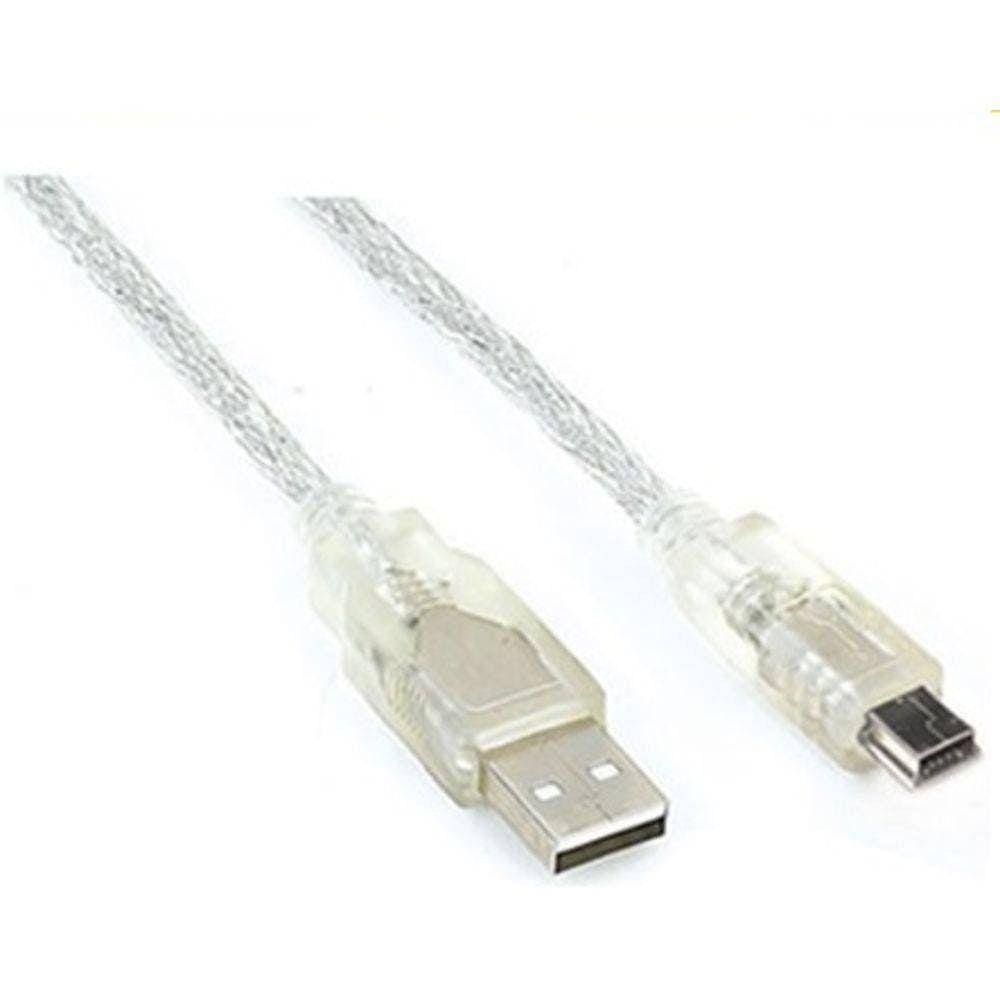 Cabo USB Mini x USB 1.2 Metros Feasso