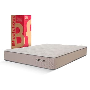 Colchão Casal Molas Ensacadas Dupla Face Espuma HR a Vácuo 138x188cm BF Colchões