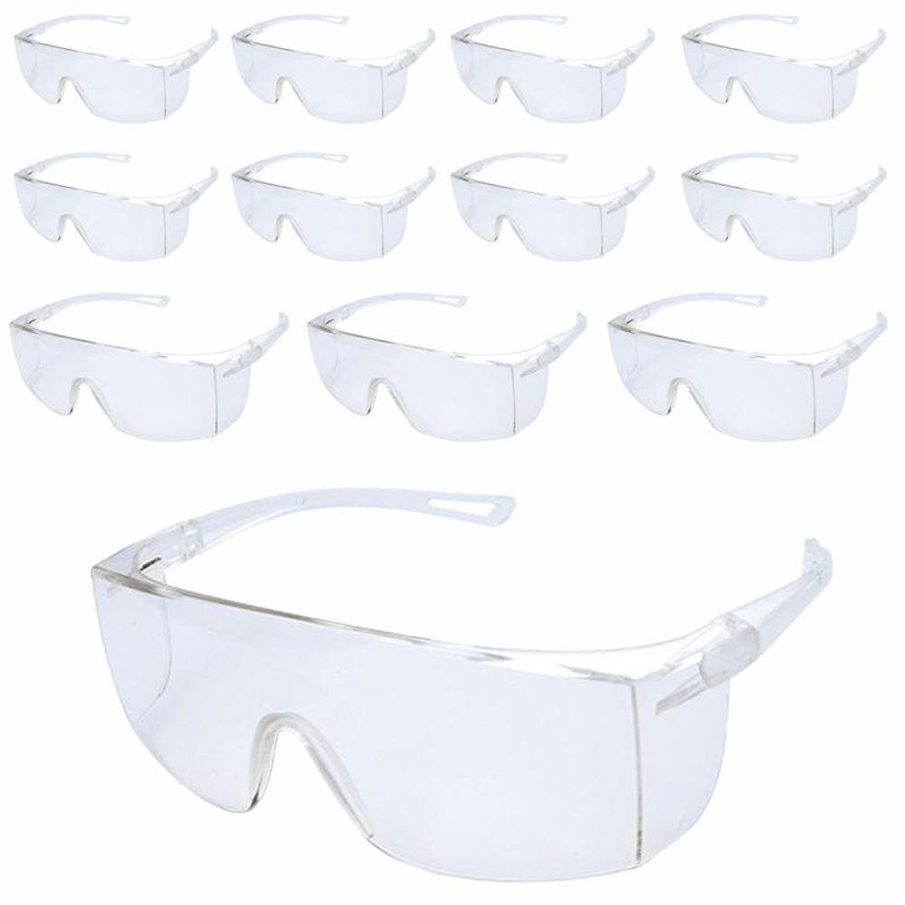 Óculos De Proteção Incolor Sky Wps0206 Com 12 Unidades Delta Plus