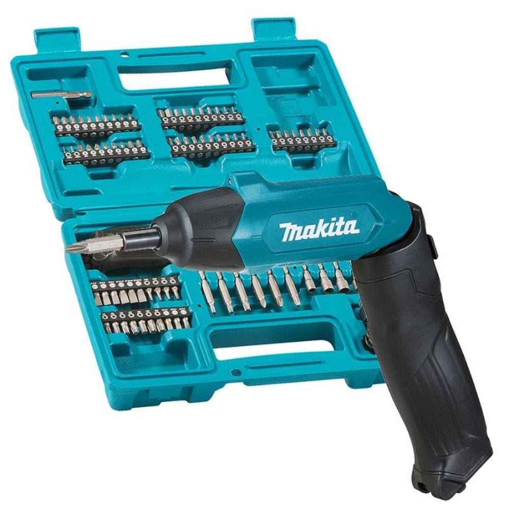 Parafusadeira À Bateria 3,6V Df001Dw C/ Kit 81 Acessórios + Maleta E Carregador Makita