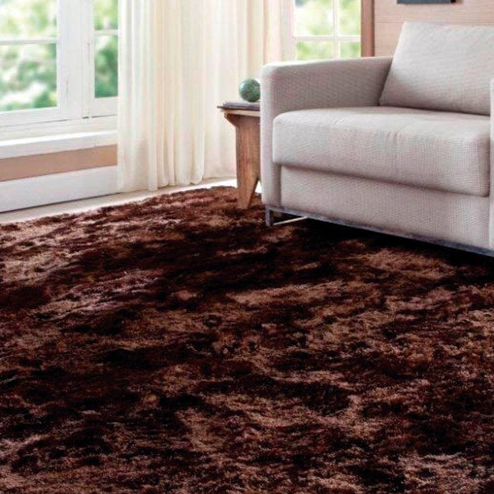 Tapete Shaggy Pelo Alto 200x240cm Casa Dona
