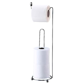 Suporte de Chão para Papel Higiênico Utimil em Aço Cromado - 50 cm