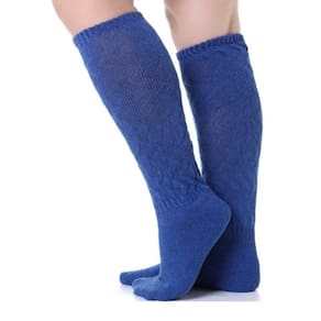 Meia cano longo feminina fitness aeróbica