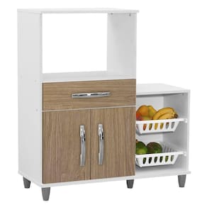 Armário Fruteira Multiuso 90,5 x 101cm c/ 2 Portas e 1 Gvta 100% BP - Lumil Irlanda