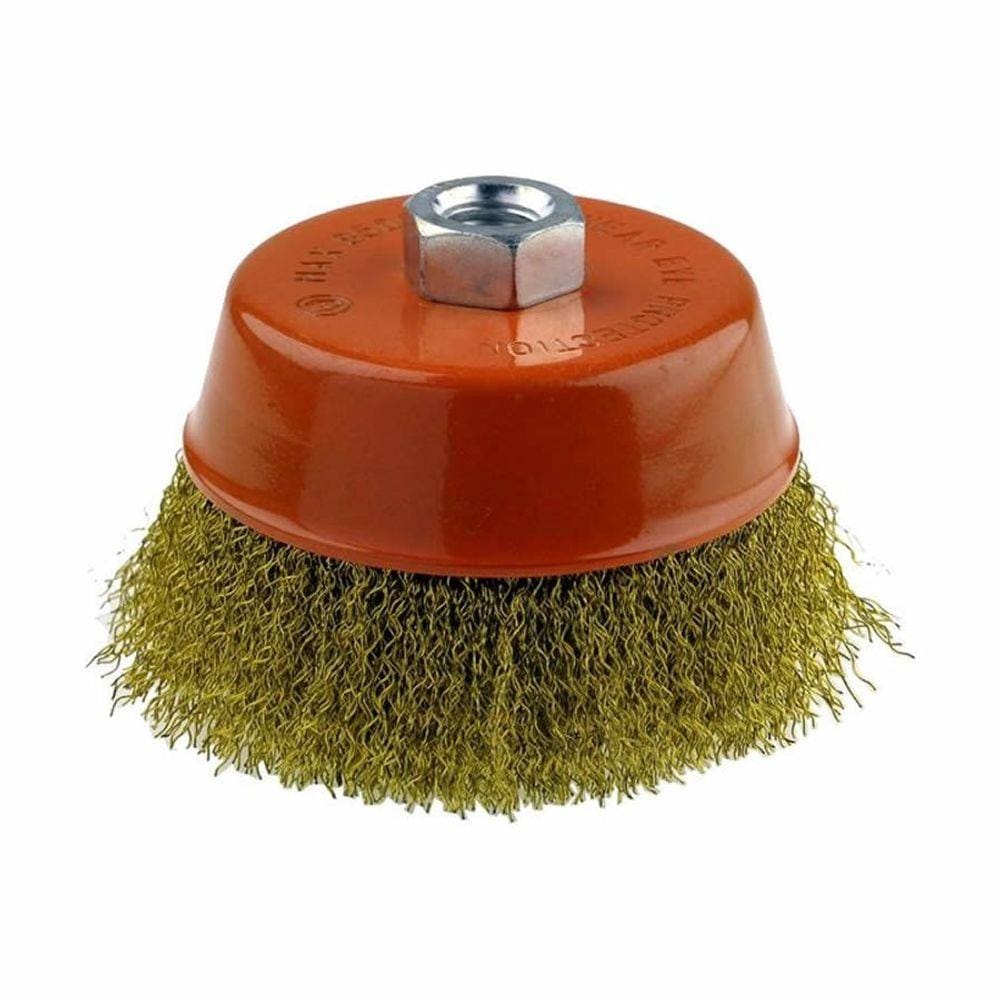 Escova Copo Ondulada Em Aço 100 mm x M14 Starfer