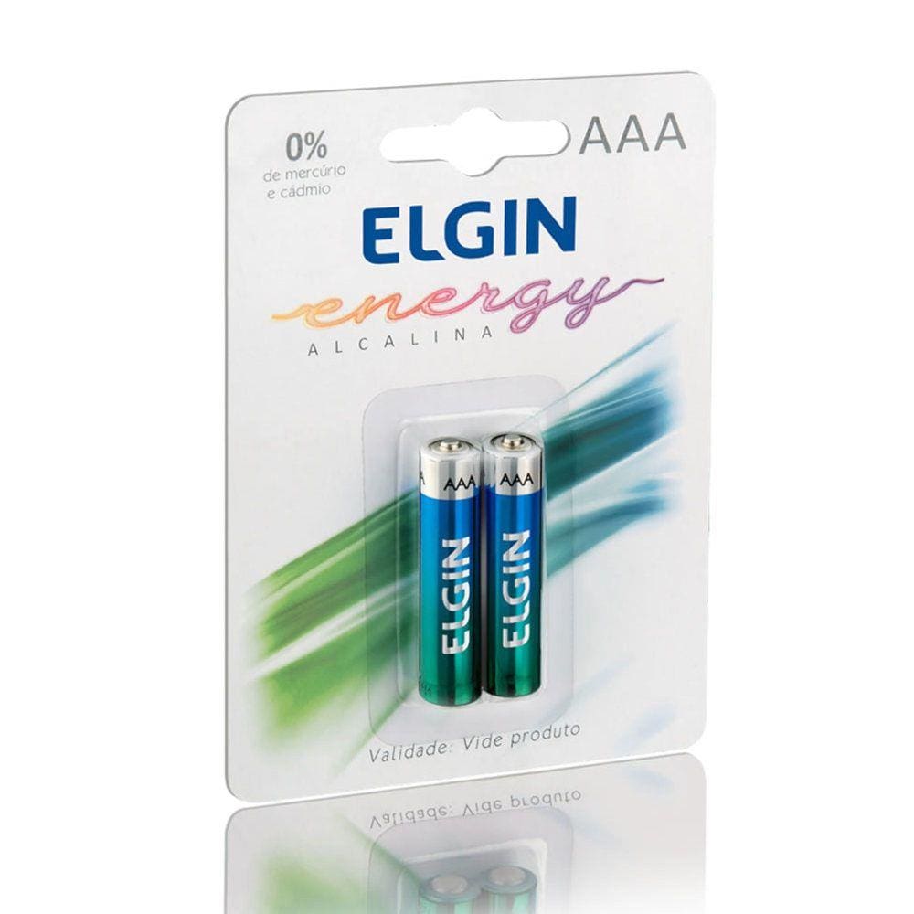 Pilha Alcalina AAA 82154 Elgin