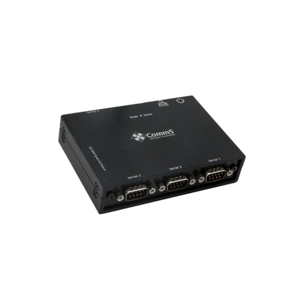 Conversor de Rede Para 4 Saídas Seriais RS232 Comm5 4S-TCP-2