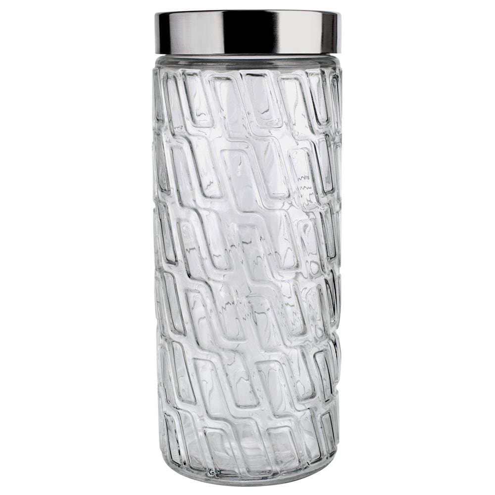 Pote Redondo Euro Home Mosaico em Vidro e Inox – 2 L