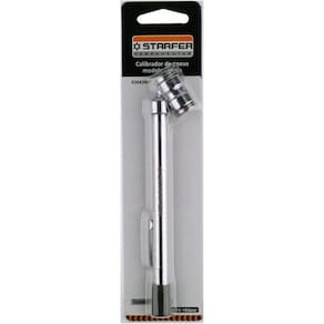 Calibrador De Pneu Canudo Duplo 10/160psi Starfer