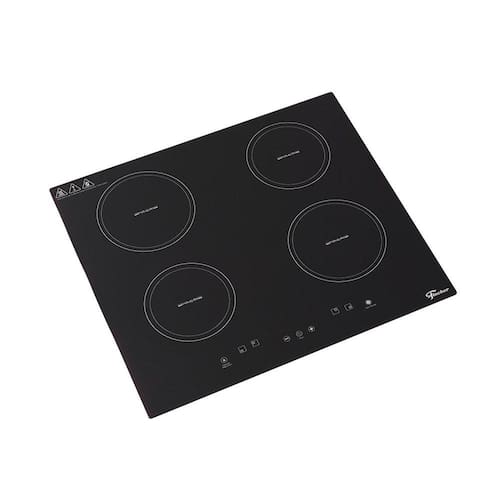 imagem-Cooktop 4 Bocas Indução Touch Fischer Vitrocerâmica Preto 220V
