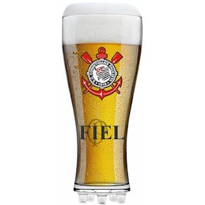 Copo para Cerveja Globimport Chuteira Corinthians 8603431 - 370 ml