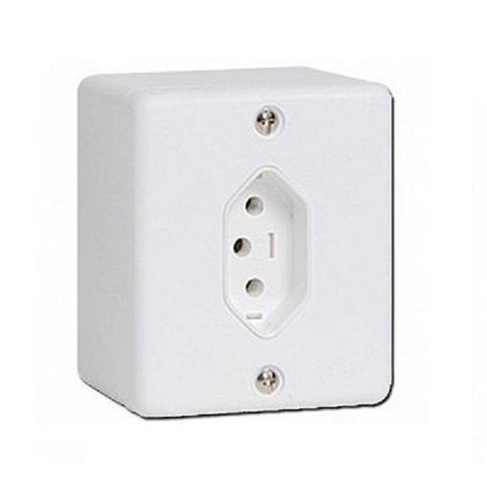 Tomada Sobrepor 20A 2P+T Sistema X Stylus - Ilumi