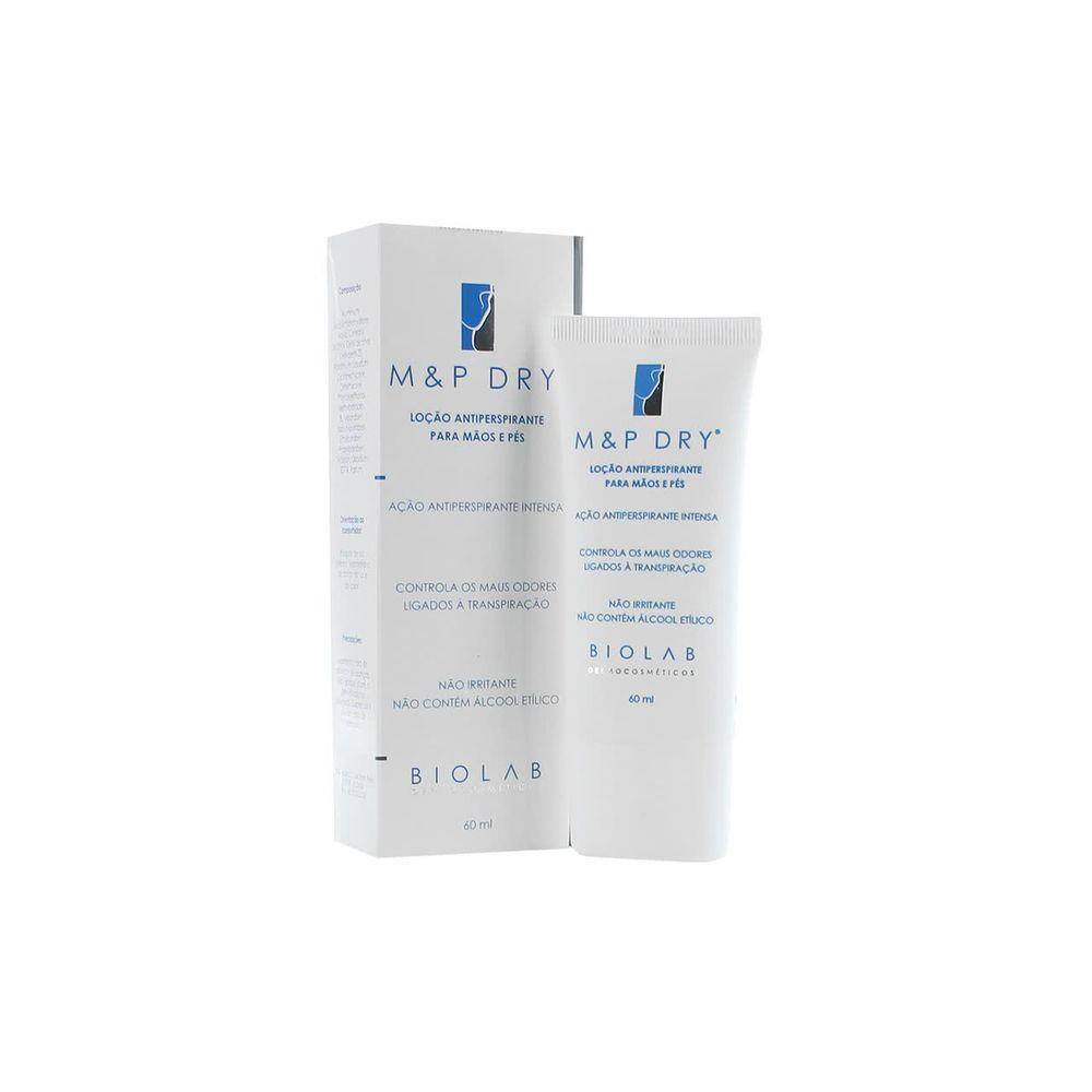 Biolab M&P Dry Loção Antiperspirante Para Mãos e Pes - 60ml