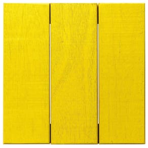 Deck Colorido Painel Modular 30x30 Isabela Revestimentos Placa Amarelo Estrada