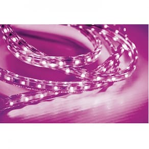 Fita LED 5W 60 LEDs/metro 20m 220V IP67 Taschibra - caixa com 20 m - Rosa