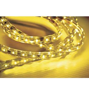 Fita LED 5W 60 LEDs/metro 20m 220V IP67 Taschibra - caixa com 20 m - Amarelo