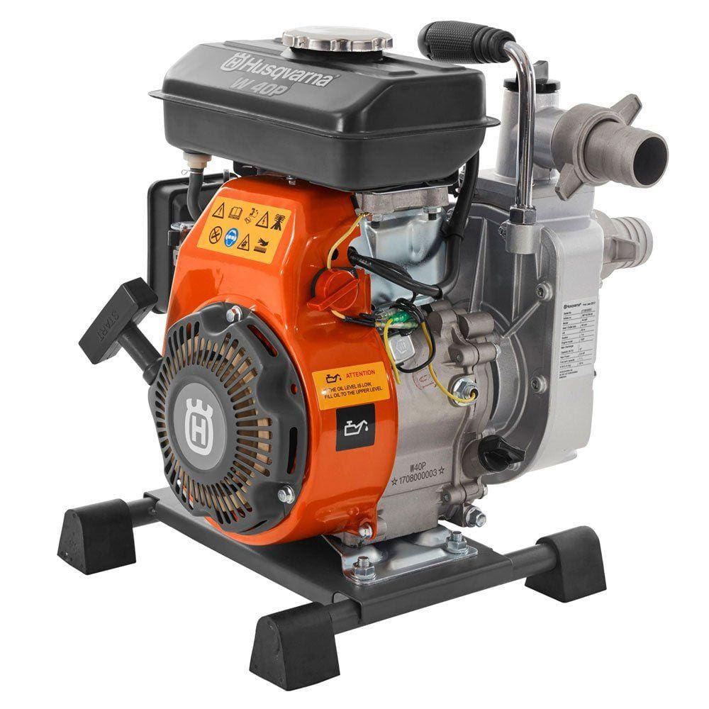 Motobomba a Gasolina Autoescorvante W40P 4T 1,5 Pol. 1,9HP-HUSQVARNA-967638902