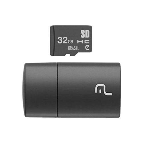 imagem-CARTÃO Micro Sd 32GB Com Leitor USB Classe 4 - MC163