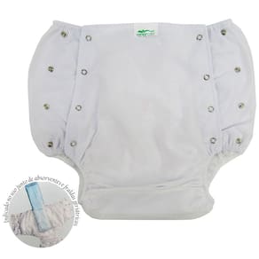 Calça Plástica Adulto Luxo com Botão - G