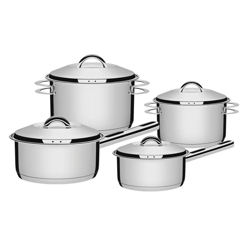 Conjunto de Panelas Inox com Fundo Triplo 4 Peças Solar Tramontina