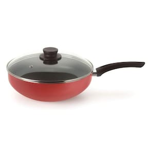 Panela Wok Antiaderente com Tampa de Vidro 4,5L Páprika Multiflon