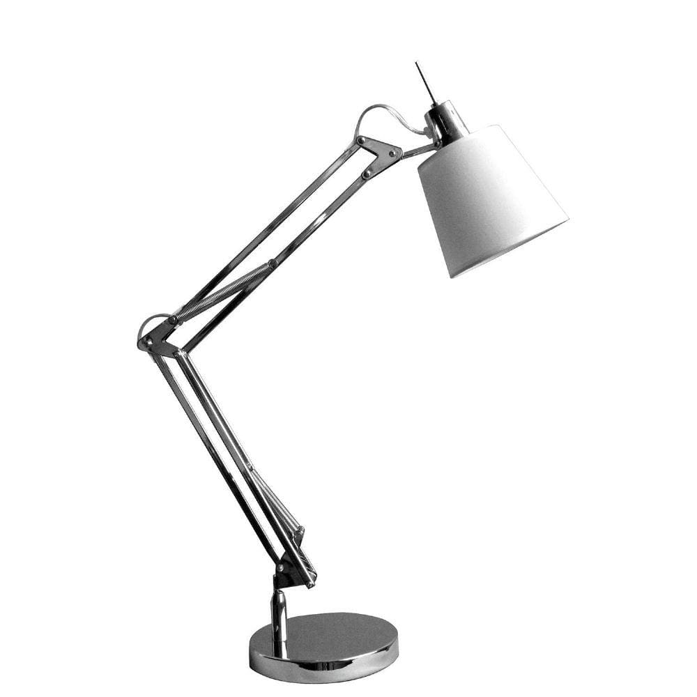 Luminária de Mesa de Metal Scope 72 cmx15 cmxx Bella Iluminação Cromado