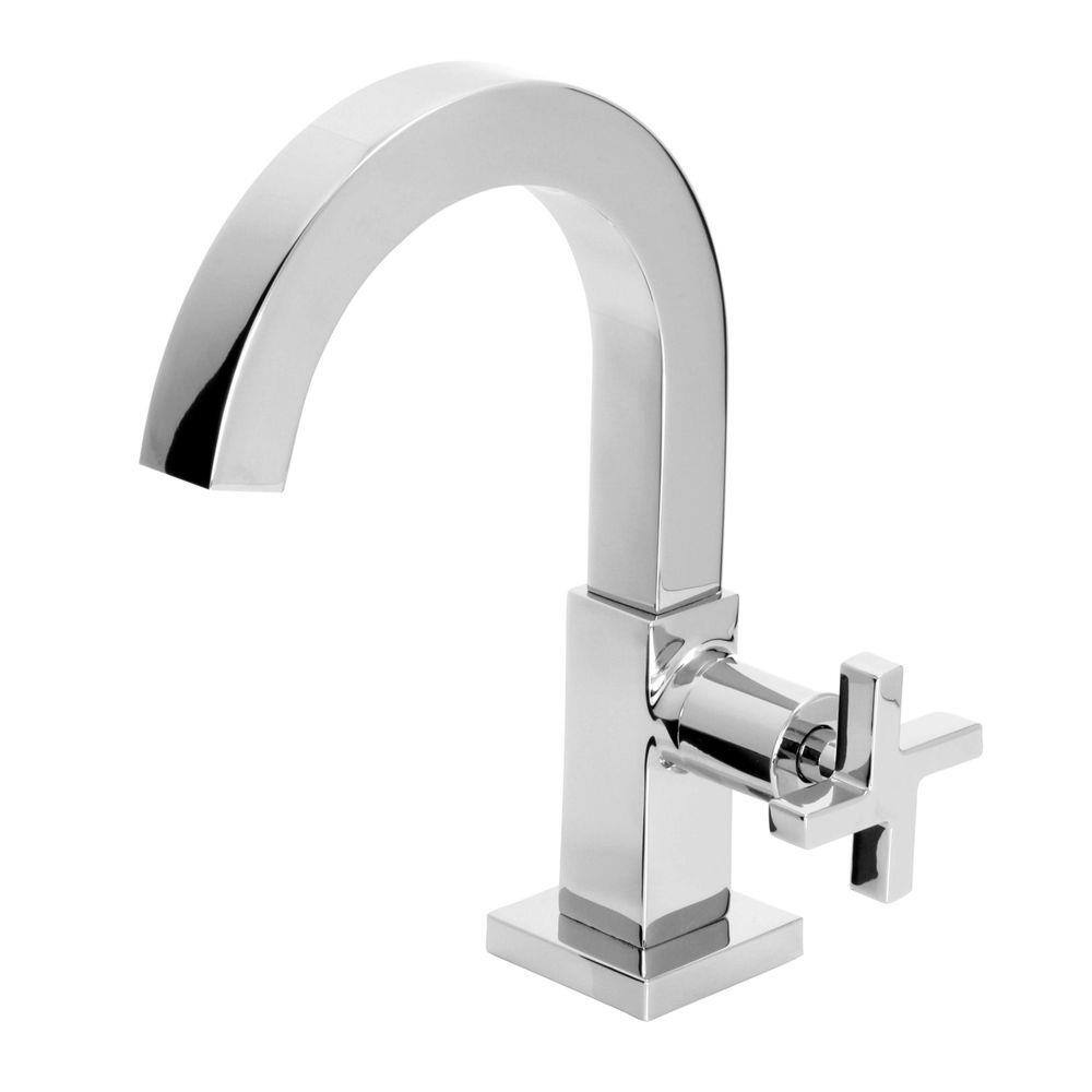 Torneira para Banheiro de Mesa Bica Alta Lotus Celite Cromado