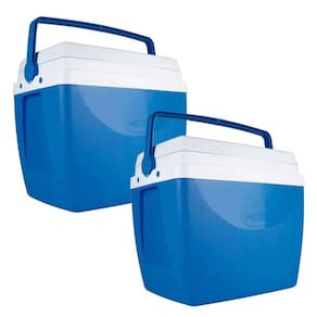 Caixa Térmica 34 Litros Azul com 2 Unidades Mor